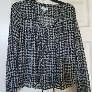 Charming Charlie's herringbone top